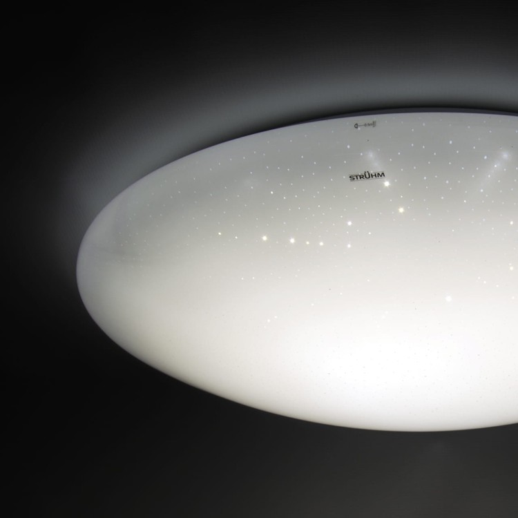 Plafoniera Plafon Łazienkowy BIGBEN LED C 72W NW 03700 Struhm Ideus z Pilotem IP44 do łazienki sypialni korytarza jadalni oprawa lampa sufitowa barwa neutralna biała biały
