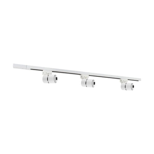 Zestaw DIOR 3xGU10 WHITE/CHROME 04257 Struhm Ideus Szynoprzewód Szyna 1m