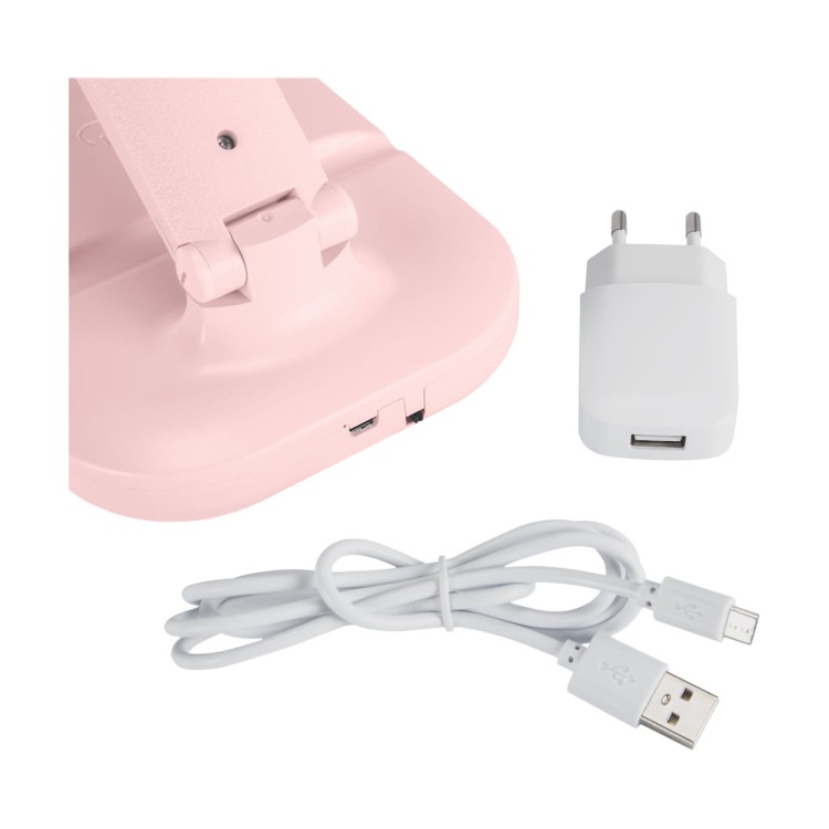 Lampa biurkowa ZET LED PINK 04224 Struhm Ideus lampka Różowa