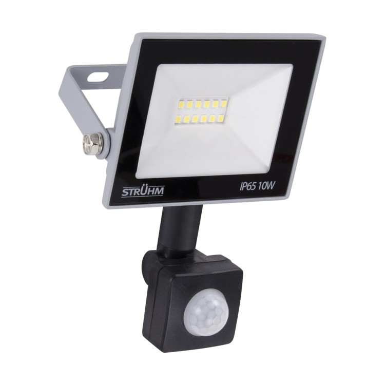 KROMA LED S 10W GREY CW 03773 Struhm Ideus z czujnikiem ruchu i zmierzchu