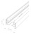 Szynoprzewód Szyna 2m PROFILE TRACK WHITE 2 M 9451 NOWODVORSKI Lighting Loft nowoczesna sufitowa ścienna oświetlenie szynowe listwa natynkowa 230V biały Inspiracje Premium