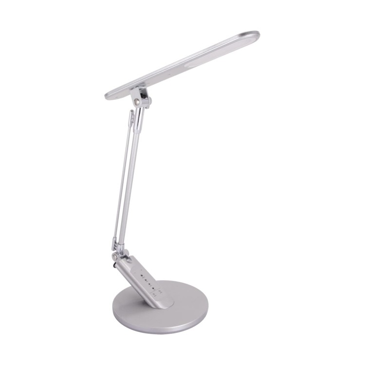 Lampa biurkowa SMD LED RAMZES LED SILVER 03892 Struhm Ideus lampka Srebrna szara