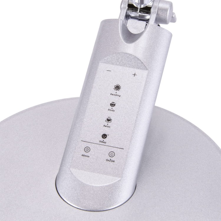 Lampa biurkowa SMD LED RAMZES LED SILVER 03892 Struhm Ideus lampka Srebrna szara