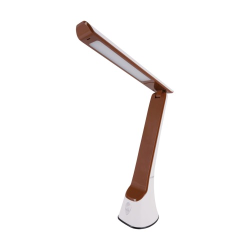 Lampa biurkowa SMD LED GIBON LED WHITE/BROWN 04002 Struhm Ideus lampka Biało brązowa biała