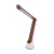 Lampa biurkowa SMD LED GIBON LED WHITE/BROWN 04002 Struhm Ideus lampka Biało brązowa biała