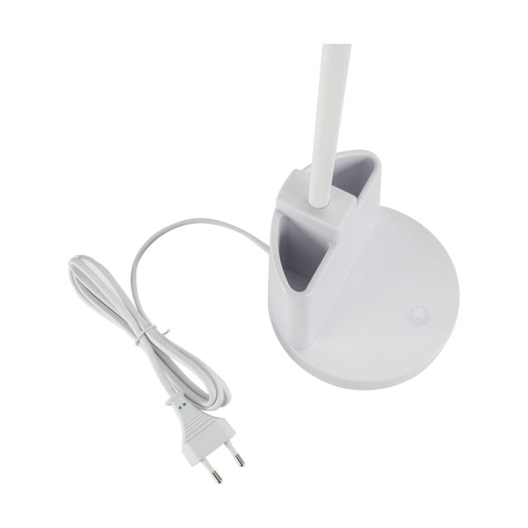 Lampa biurkowa SMD LED LABOR LED WHITE 03823 Struhm Ideus lampka z pojemnikiem na długopisy ołówki przybory Biała
