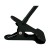 Lampa biurkowa SMD LED RONI LED BLACK CLIP 02877 Struhm Ideus lampka z klipsem do biurka półki Czarna