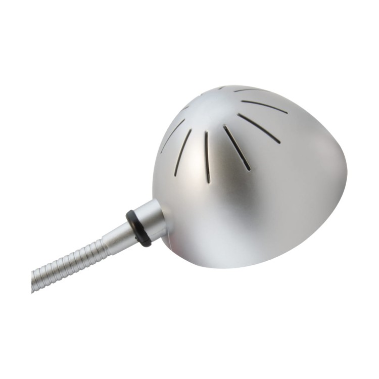 Lampa biurkowa SMD LED RONI LED SILVER CLIP 02876 Struhm Ideus lampka z klipsem do biurka półki Srebrna szara