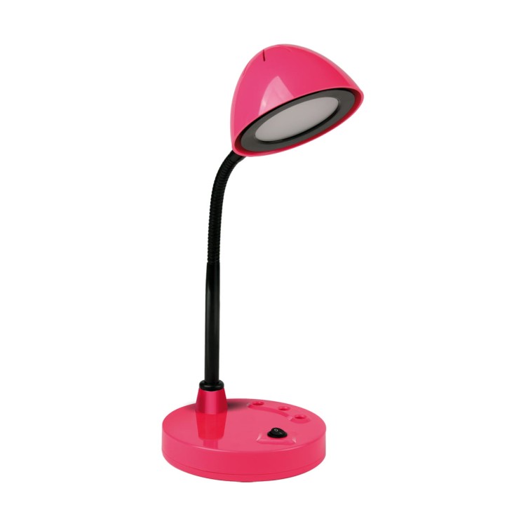 Lampa biurkowa SMD LED RONI LED PINK 02874 Struhm Ideus lampka Różowa