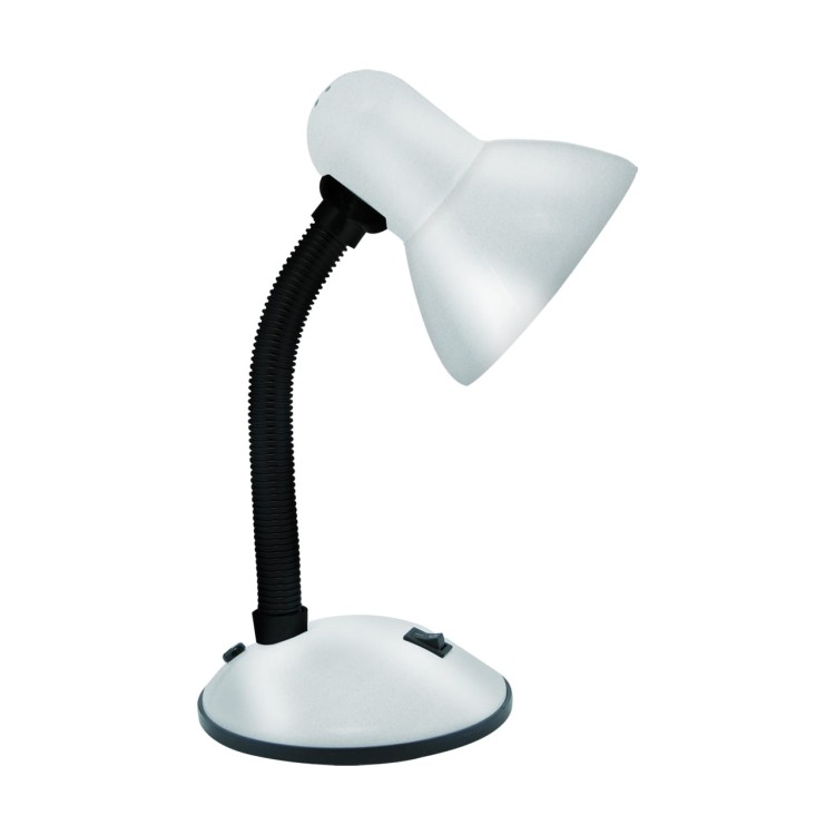 Lampa biurkowa TOLA E27 SILVER 02852 Struhm Ideus lampka Srebrna szara