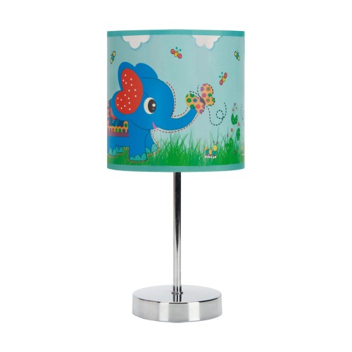 Lampa stołowa nocna NUKA E14 BLUE 03649 Struhm Ideus lampka Słoń słonik Niebieski