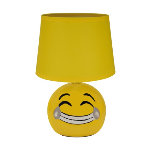 Lampa stołowa EMO E14 YELLOW 00003 Struhm Ideus lampka emotka buźka śmiech Żółta
