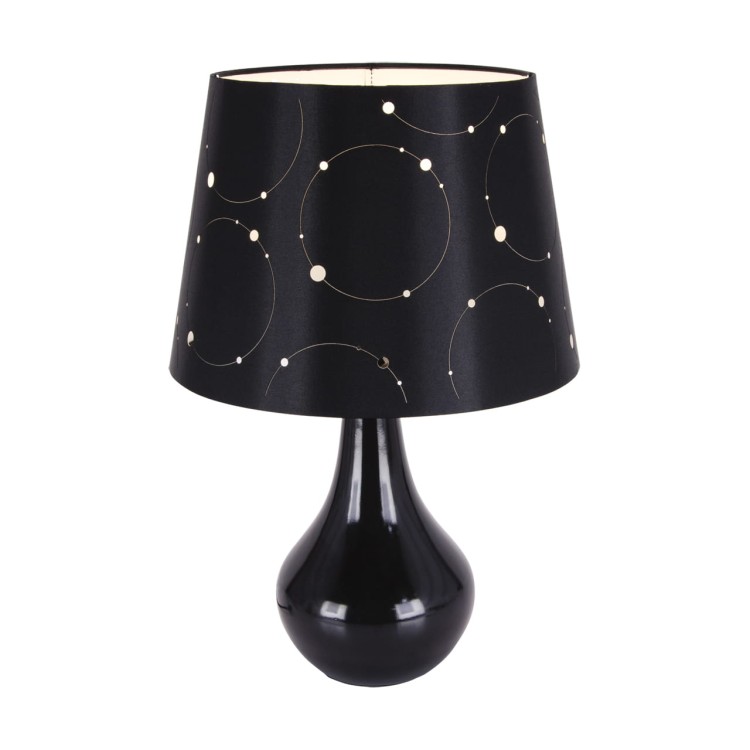Lampa stołowa LARYSA E14 BLACK 03806 Struhm Ideus lampka Czarna