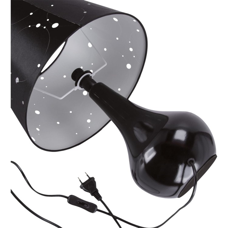 Lampa stołowa LARYSA E14 BLACK 03806 Struhm Ideus lampka Czarna