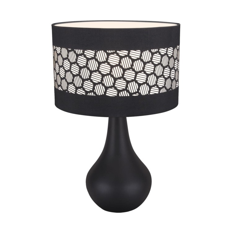Lampa stołowa WANDA E14 BLACK 03804 Struhm Ideus lampka Czarna