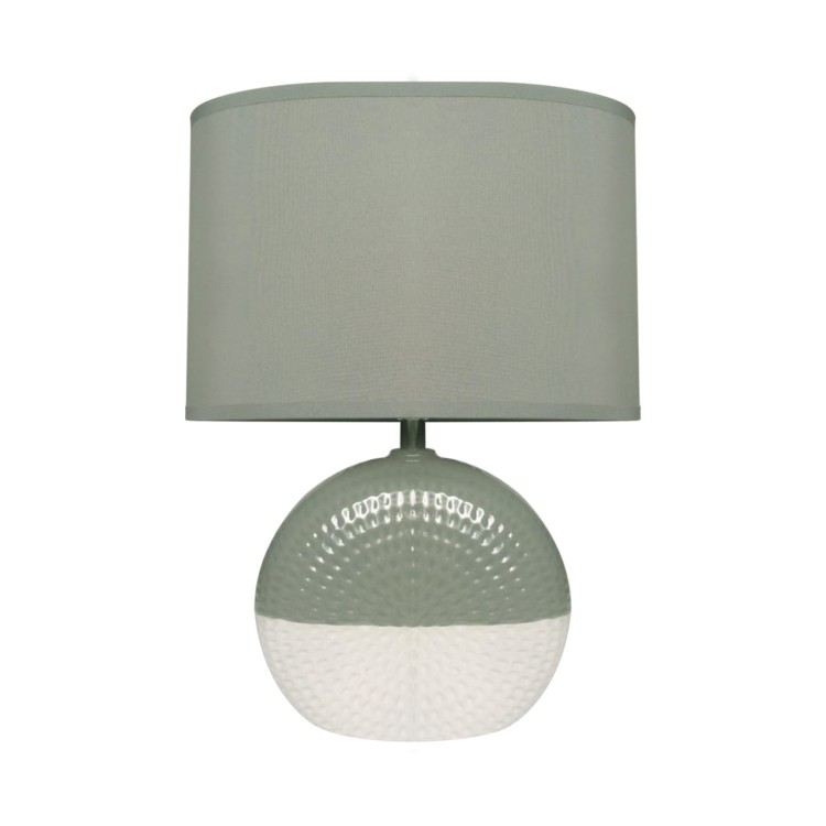 Lampa stołowa FIONA E14 03204 Struhm Ideus lampka Szara szaro biała beżowa