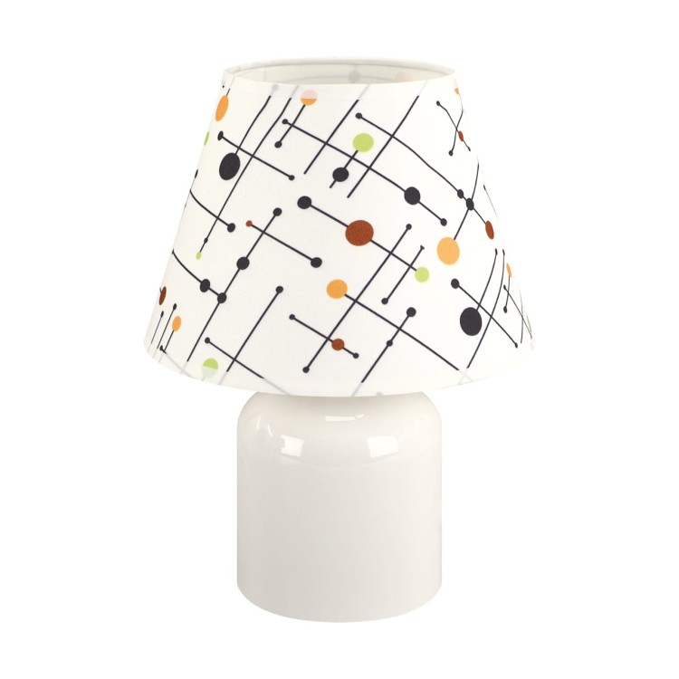 Lampa stołowa IMBIR E14 WHITE 04102 Struhm Ideus lampka Biała