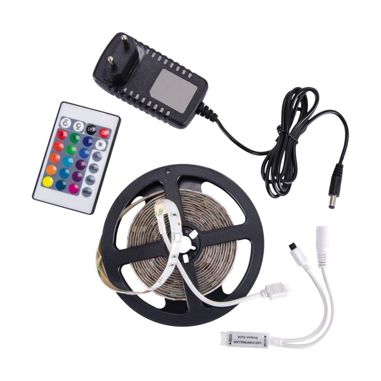Taśma LED LATE LED 3m 90 RGB IP65 BLISTER 03031 Struhm Ideus pasek zestaw