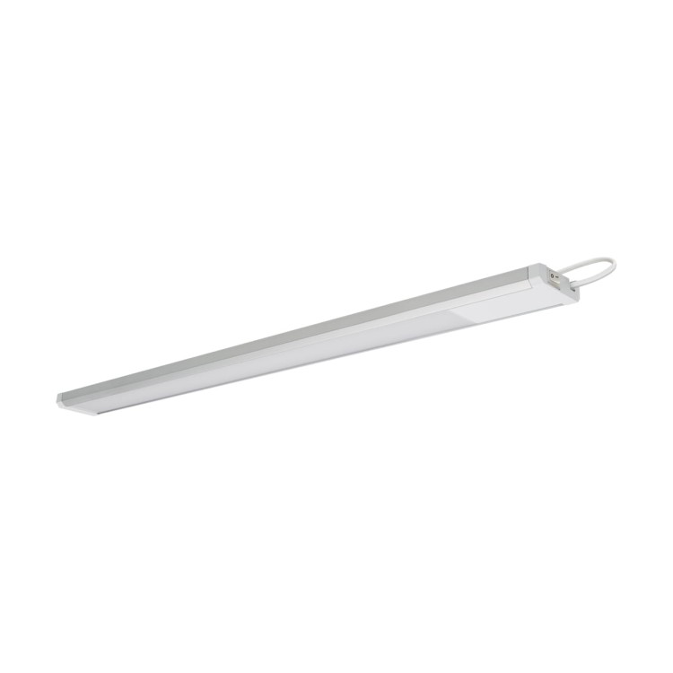 Lampa podszafkowa oprawa liniowa SMD LED TAMARA LED 15W NW 03796 Struhm Ideus IP20 90cm 4100K nowoczesna oświetleniowa do łączenia kinkiet pod szafkę z włącznikiem srebrny szary