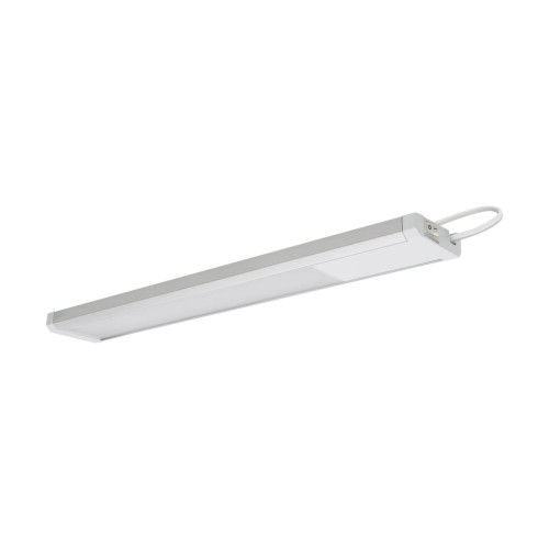 Lampa podszafkowa oprawa liniowa SMD LED TAMARA LED 10W NW 03795 Struhm Ideus IP20 58cm 4100K nowoczesna oświetleniowa do łączenia kinkiet pod szafkę z włącznikiem srebrny szary