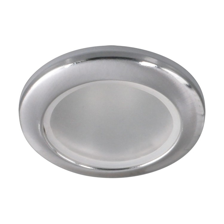 Oczko sufitowe LED okrągłe VIKI C CHROME 03181 Struhm Ideus wpuszczane do zabudowy sufitu podwieszanego lampa sufitowa oprawa punktowa do łazienki chrom