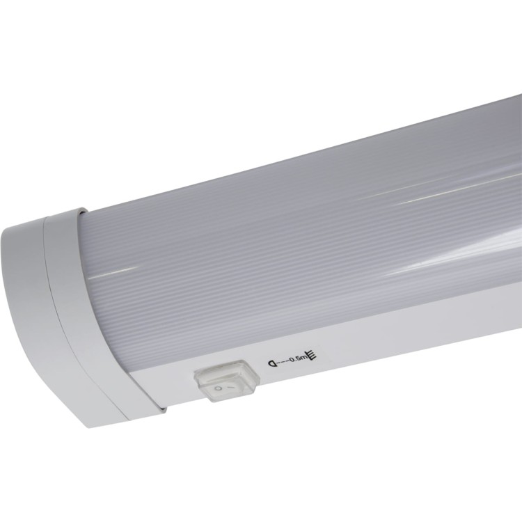 Lampa ścienna łazienkowa nad lustro SMD LED DYZMA LED 15W NW 03718 Struhm Ideus IP44 60cm 4200K nowoczesna oprawa oświetleniowa kinkiet łazienkowy do łazienki z włącznikiem Biała biały