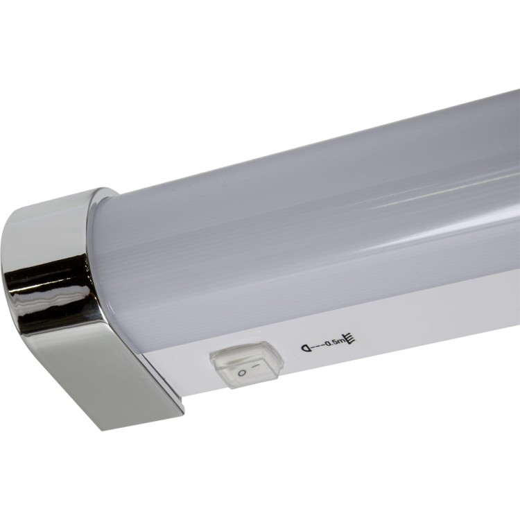 Lampa ścienna łazienkowa nad lustro SMD LED MELANIA LED 15W NW 03717 Struhm Ideus IP44 60cm 4200K nowoczesna oprawa oświetleniowa kinkiet łazienkowy do łazienki z włącznikiem Biała biały
