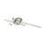 Lampa ścienna łazienkowa nad lustro SMD LED GRACJA LED 2x7W WHITE NW 03970 Struhm Ideus IP44 55cm 4100K nowoczesna oprawa oświetleniowa kinkiet łazienkowy do łazienki Biała biały