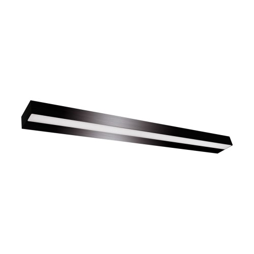 Lampa ścienna łazienkowa nad lustro SMD LED CYBER LED 14W BLACK NW 03969 Struhm Ideus IP44 60cm 4100K nowoczesna oprawa oświetleniowa kinkiet łazienkowy do łazienki Czarny czarna