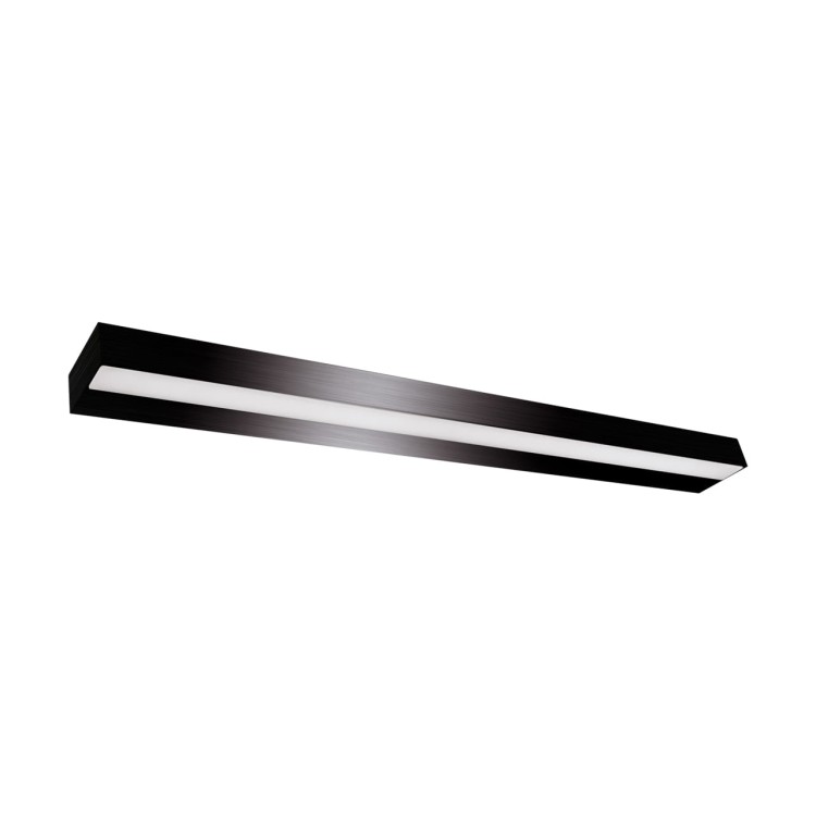 Lampa ścienna łazienkowa nad lustro SMD LED CYBER LED 14W BLACK NW 03969 Struhm Ideus IP44 60cm 4100K nowoczesna oprawa oświetleniowa kinkiet łazienkowy do łazienki Czarny czarna
