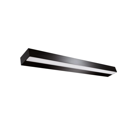 Lampa ścienna łazienkowa nad lustro SMD LED CYBER LED 9W BLACK NW 03967 Struhm Ideus IP44 40cm 4100K nowoczesna oprawa oświetleniowa kinkiet łazienkowy do łazienki Czarny czarna
