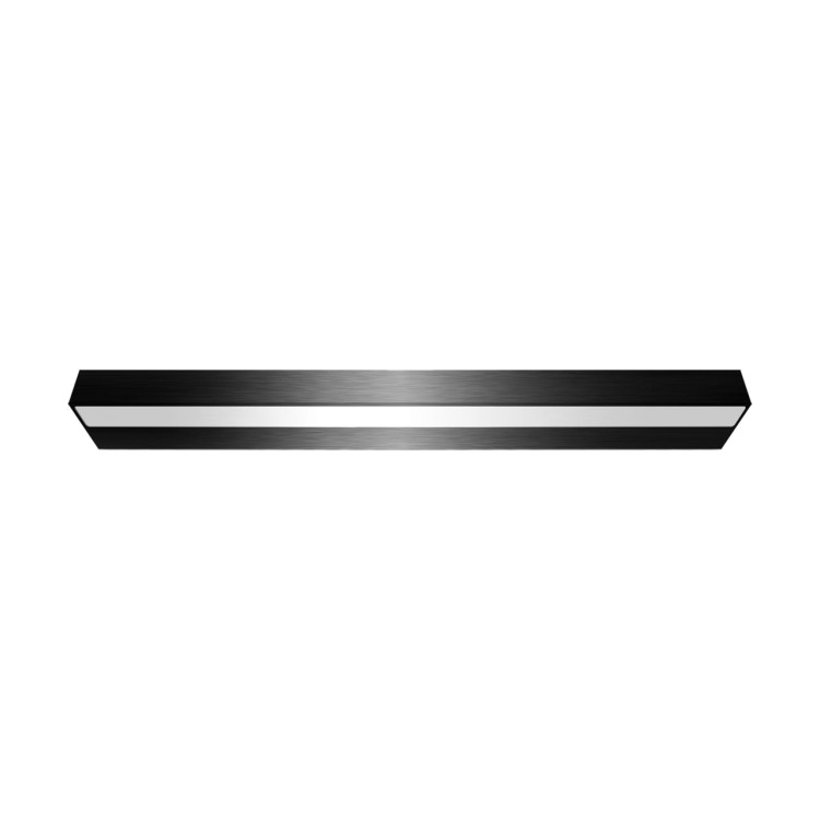 Lampa ścienna łazienkowa nad lustro SMD LED CYBER LED 9W BLACK NW 03967 Struhm Ideus IP44 40cm 4100K nowoczesna oprawa oświetleniowa kinkiet łazienkowy do łazienki Czarny czarna