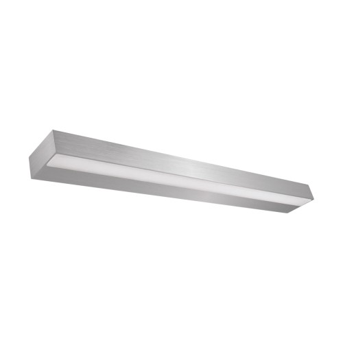 Lampa ścienna łazienkowa nad lustro SMD LED CYBER LED 9W SILVER NW 03966 Struhm Ideus IP44 40cm 4100K nowoczesna oprawa oświetleniowa kinkiet łazienkowy do łazienki Srebrny srebrna