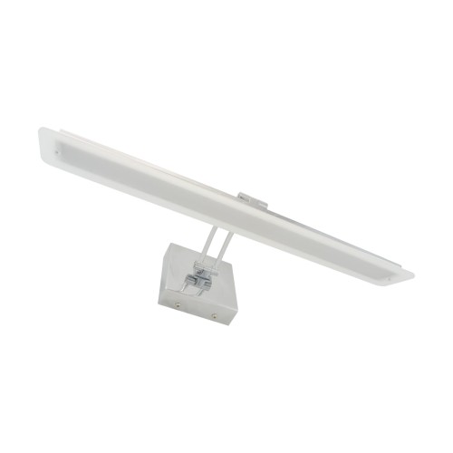 Lampa ścienna łazienkowa nad lustro SMD LED 8W AMELIA LED CHROME NW 03056 Struhm Ideus IP44 45cm 3900K nowoczesna oprawa oświetleniowa kinkiet łazienkowy do łazienki chrom