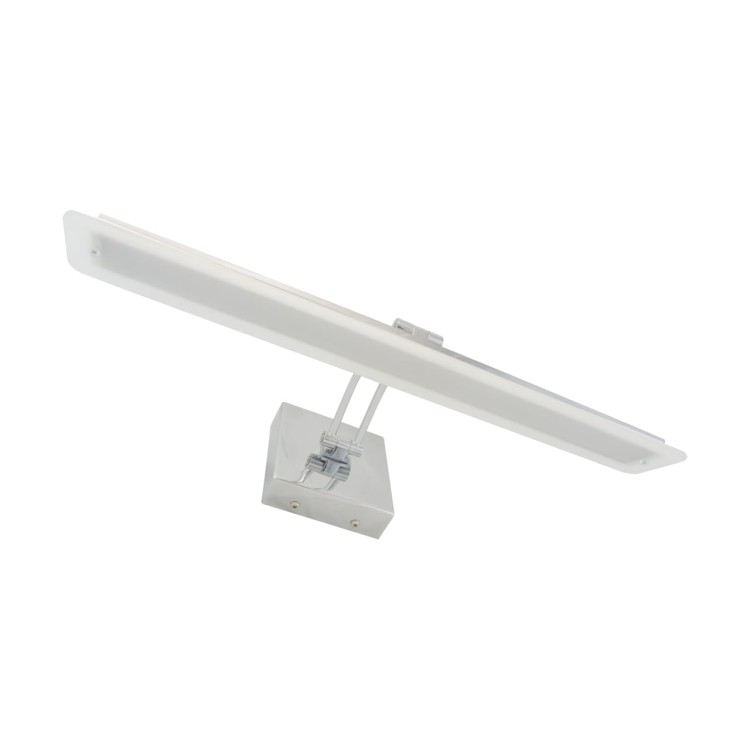 Lampa ścienna łazienkowa nad lustro SMD LED 8W AMELIA LED CHROME NW 03056 Struhm Ideus IP44 45cm 3900K nowoczesna oprawa oświetleniowa kinkiet łazienkowy do łazienki chrom