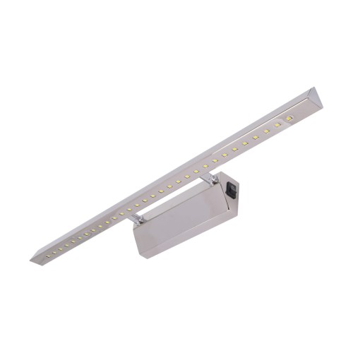 Lampa ścienna łazienkowa nad lustro SMD LED ALBATROS-6 HL6652L CHROME NW 02482 Struhm Ideus IP20 55cm 3900K nowoczesna oprawa oświetleniowa kinkiet nad obraz łazienkowy do łazienki z włącznikiem chrom