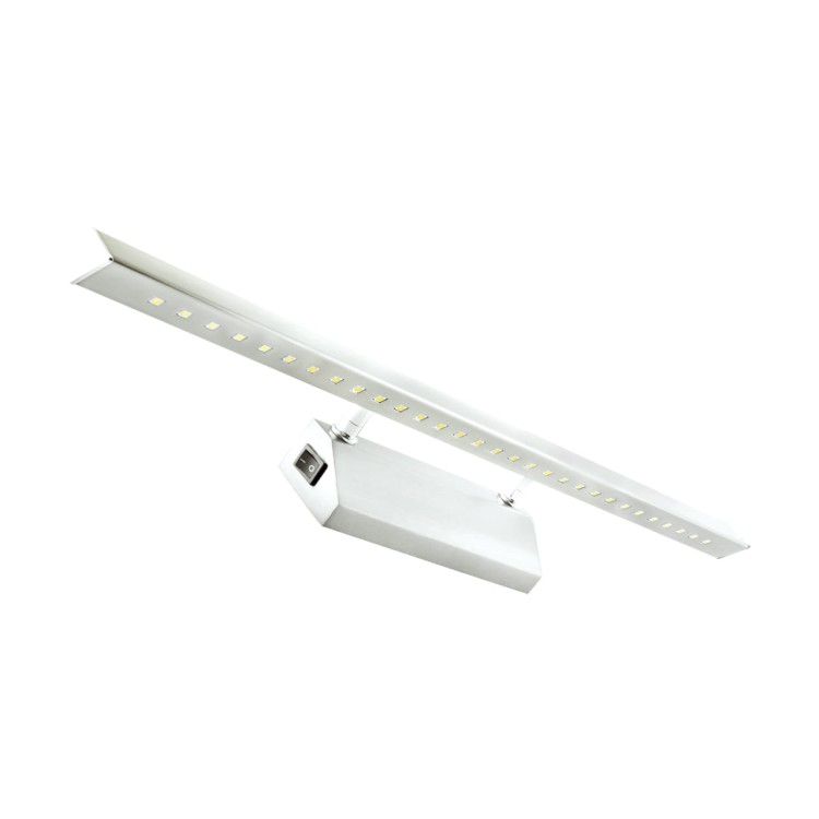 Lampa ścienna łazienkowa nad lustro SMD LED ALBATROS-4 HL6651L CHROME NW 02481 Struhm Ideus IP20 40cm 3900K nowoczesna oprawa oświetleniowa kinkiet nad obraz łazienkowy do łazienki z włącznikiem chrom