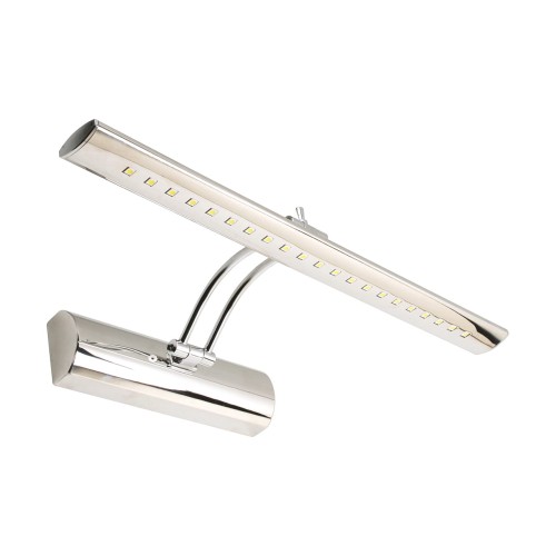 Lampa ścienna łazienkowa nad lustro SMD LED BRENA LED 4W CHROME NW (flamingo) 02479 Struhm Ideus IP20 40cm 3900K nowoczesna oprawa oświetleniowa kinkiet nad obraz łazienkowy do łazienki z włącznikiem chrom