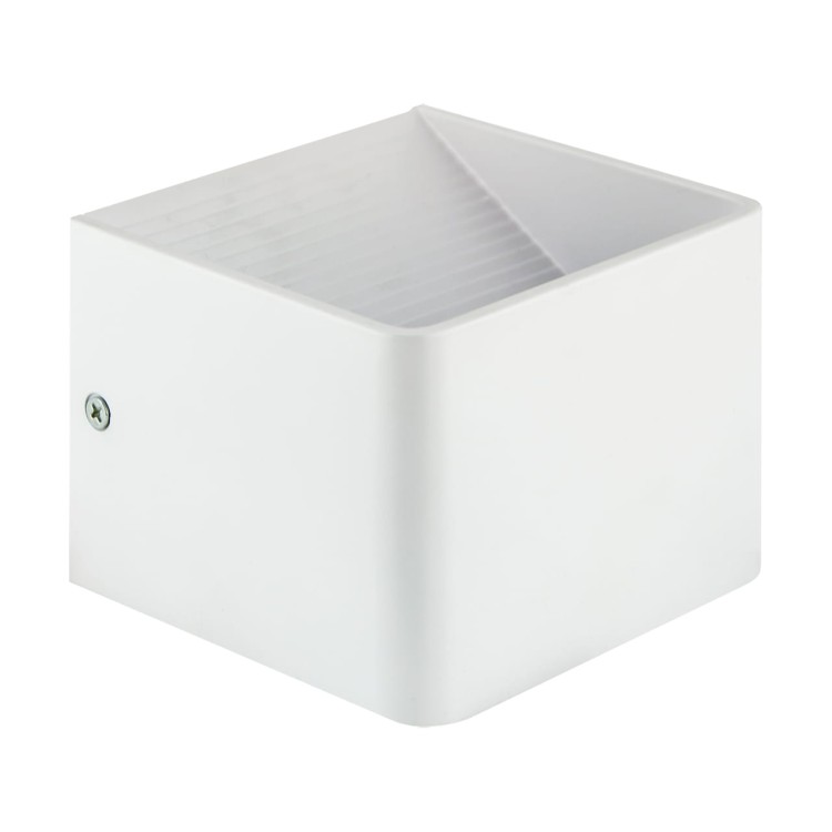 Lampa ścienna kinkiet COB LED RACA LED 5W WHITE NW 00023 Struhm Ideus IP20 4000K loft nowoczesna Industrialna oprawa oświetleniowa loftowy loftowa metalowy biały biała