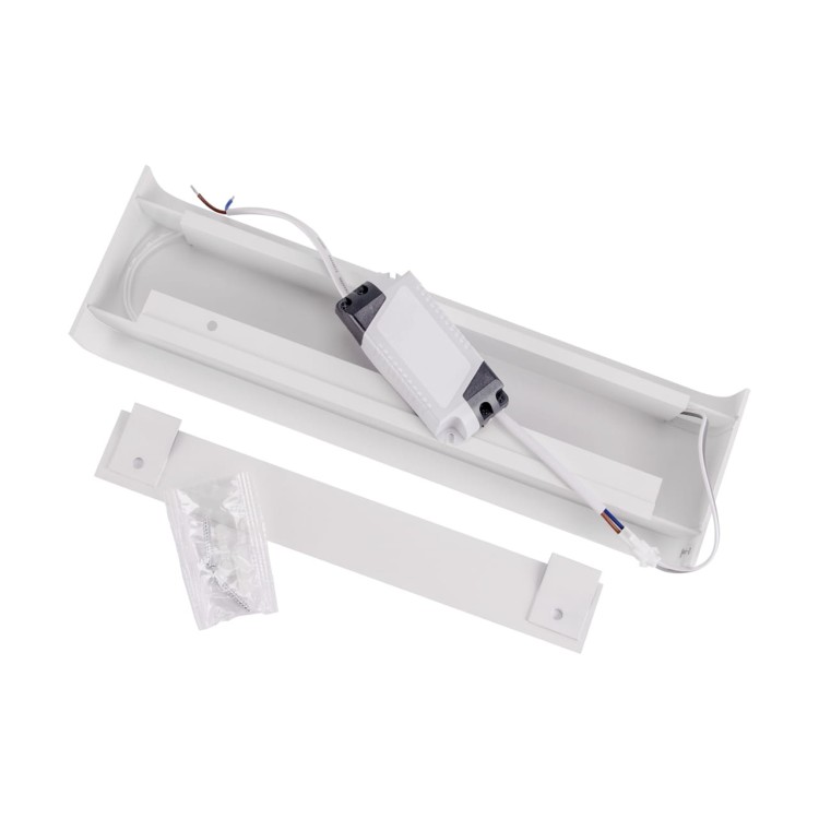 Lampa ścienna kinkiet SMD LED ZELDA LED C 2x5W WHITE NW 03553 Struhm Ideus IP20 4200K loft nowoczesna Industrialna oprawa oświetleniowa loftowy loftowa metalowy biały biała