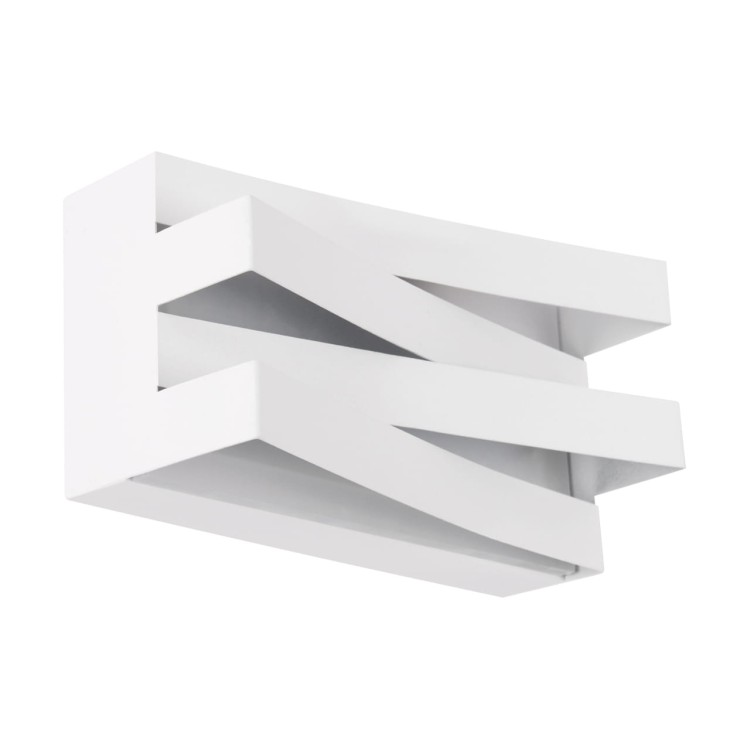 Lampa ścienna kinkiet SMD LED ALPEN LED 12W WHITE NW 03721 Struhm Ideus IP20 4200K loft nowoczesna Industrialna oprawa oświetleniowa loftowy loftowa metalowy biały biała