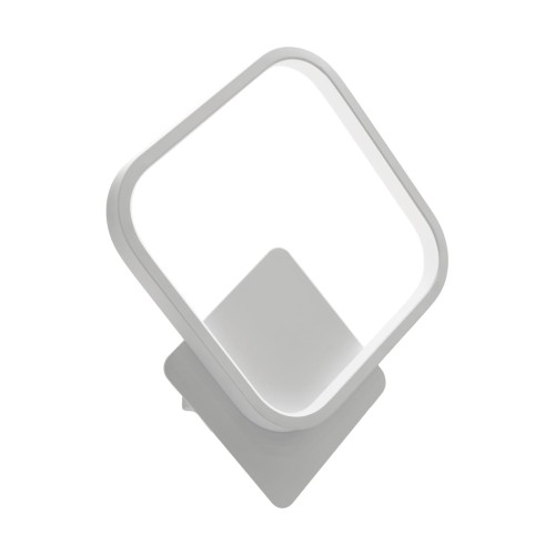 Lampa ścienna Kinkiet SMD LED EMMA LED D 12W WHITE NW 03784 Struhm Ideus Loft nowoczesny dekoracyjny kwadrat metalowy Biała biały