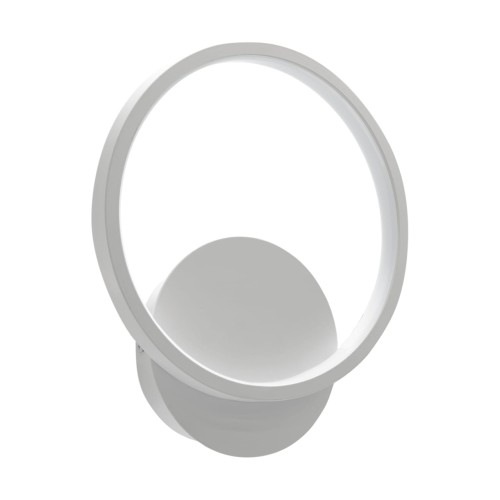 Lampa ścienna Kinkiet SMD LED EMMA LED C 10W WHITE NW 03783 Struhm Ideus Loft nowoczesny dekoracyjny koło okrąg metalowy Biała biały