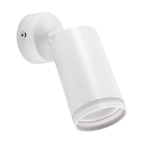 Lampa ścienno-sufitowa Kinkiet Industrialny ZULA SPT GU10 WHITE 03995 Struhm Ideus Loft nowoczesny metalowy Biała biały pojedynczy