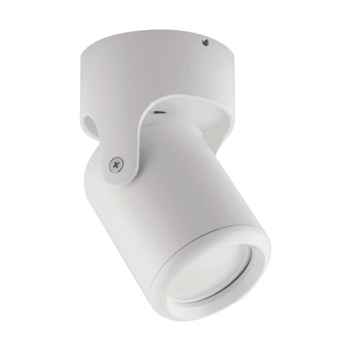 Lampa ścienno-sufitowa Kinkiet Industrialny DOMEN GU10 WHITE 03539 Struhm Ideus Loft nowoczesny metalowy Biała biały pojedynczy