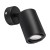 Lampa ścienno-sufitowa Kinkiet Industrialny BEMOL SPT GU10 BLACK 03534 Struhm Ideus Loft nowoczesny metalowy Czarna czarny pojedynczy