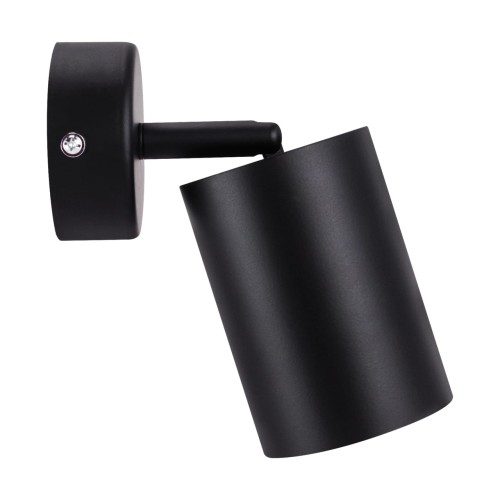 Lampa ścienno-sufitowa Kinkiet Industrialny BEMOL SPT GU10 BLACK 03534 Struhm Ideus Loft nowoczesny metalowy Czarna czarny pojedynczy