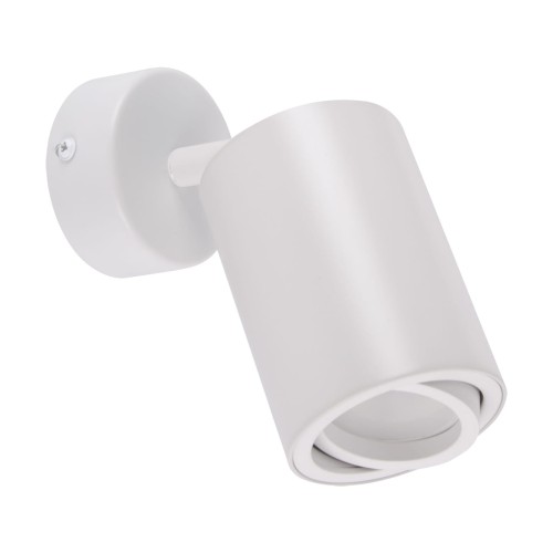 Lampa ścienno-sufitowa Kinkiet Industrialny BEMOL SPT GU10 WHITE 03538 Struhm Ideus Loft nowoczesny metalowy Biała biały pojedynczy