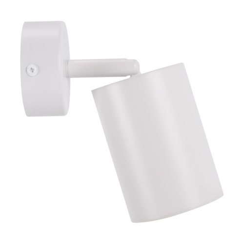 Lampa ścienno-sufitowa Kinkiet Industrialny BEMOL SPT GU10 WHITE 03538 Struhm Ideus Loft nowoczesny metalowy Biała biały pojedynczy