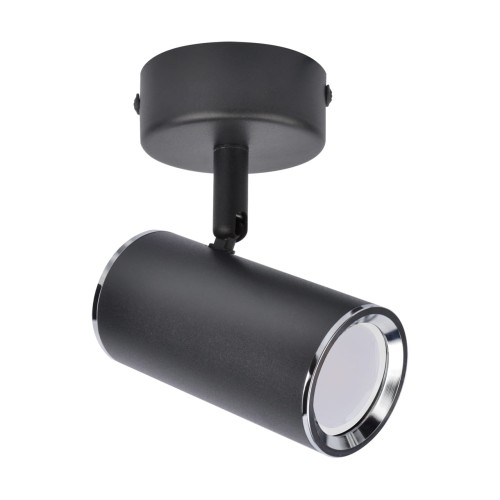 Lampa ścienno-sufitowa Kinkiet Industrialny MEGAN SPT GU10 BLACK 03656 Struhm Ideus Loft nowoczesny metalowy Czarna czarny pojedynczy